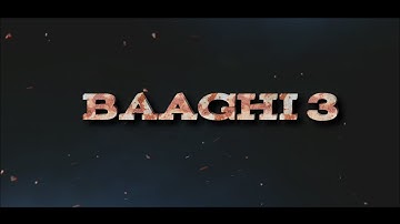 BAAGHI 3 movie Trailer In kinemaster || Free intro  tutorial || pixellab || T Teja creation