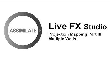 Assimilate Live FX Studio - Virtual Production: Projection Mapping on multiple walls