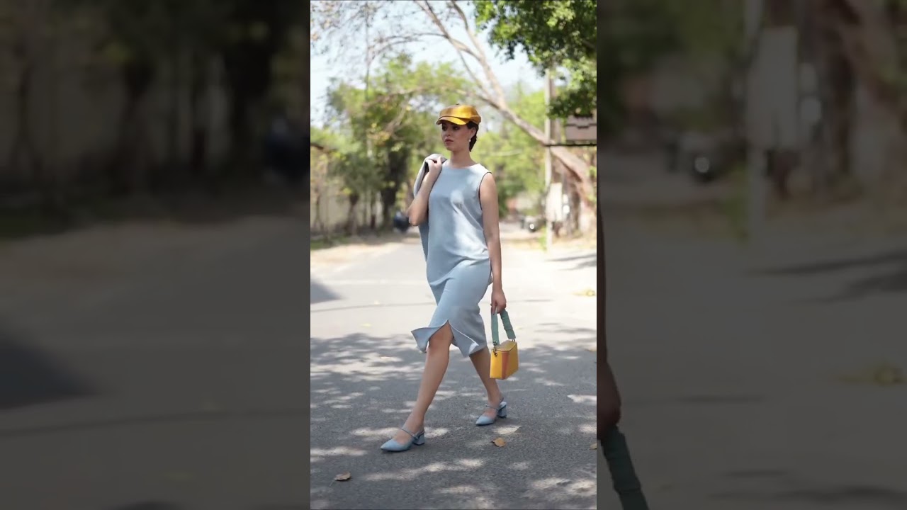 Power Dressing Redefined 💼 Powder Blue Suit with a Pop of Yellow | Office & You  