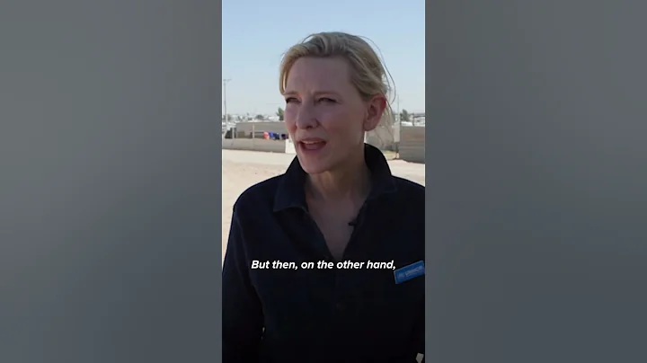 UNHCR Goodwill Ambassador Cate Blanchett just got back from a trip meeting Syrian refugees in Jordan