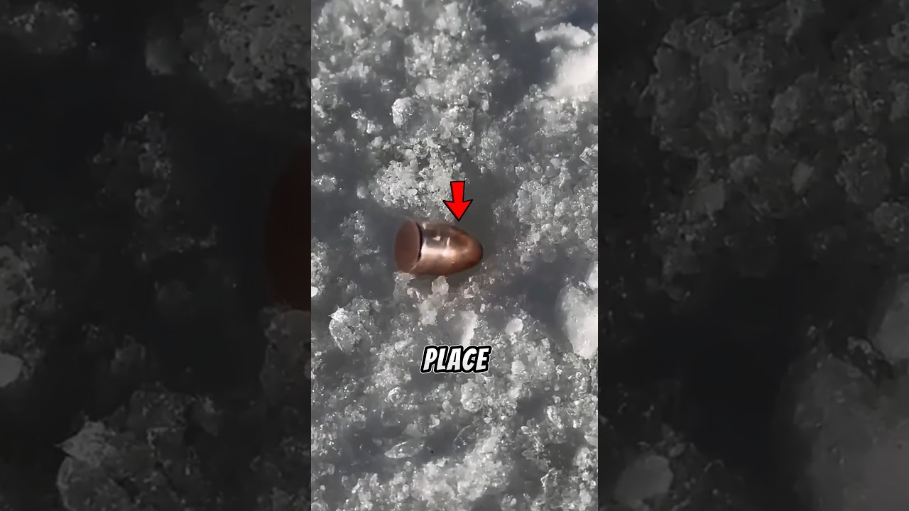 Why Can This Bullet Spin on Ice?🤔