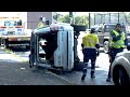 Rozelle Interchange - Wed 29th Nov 10am, peak hour multi car crash &amp; vehicle roll over.