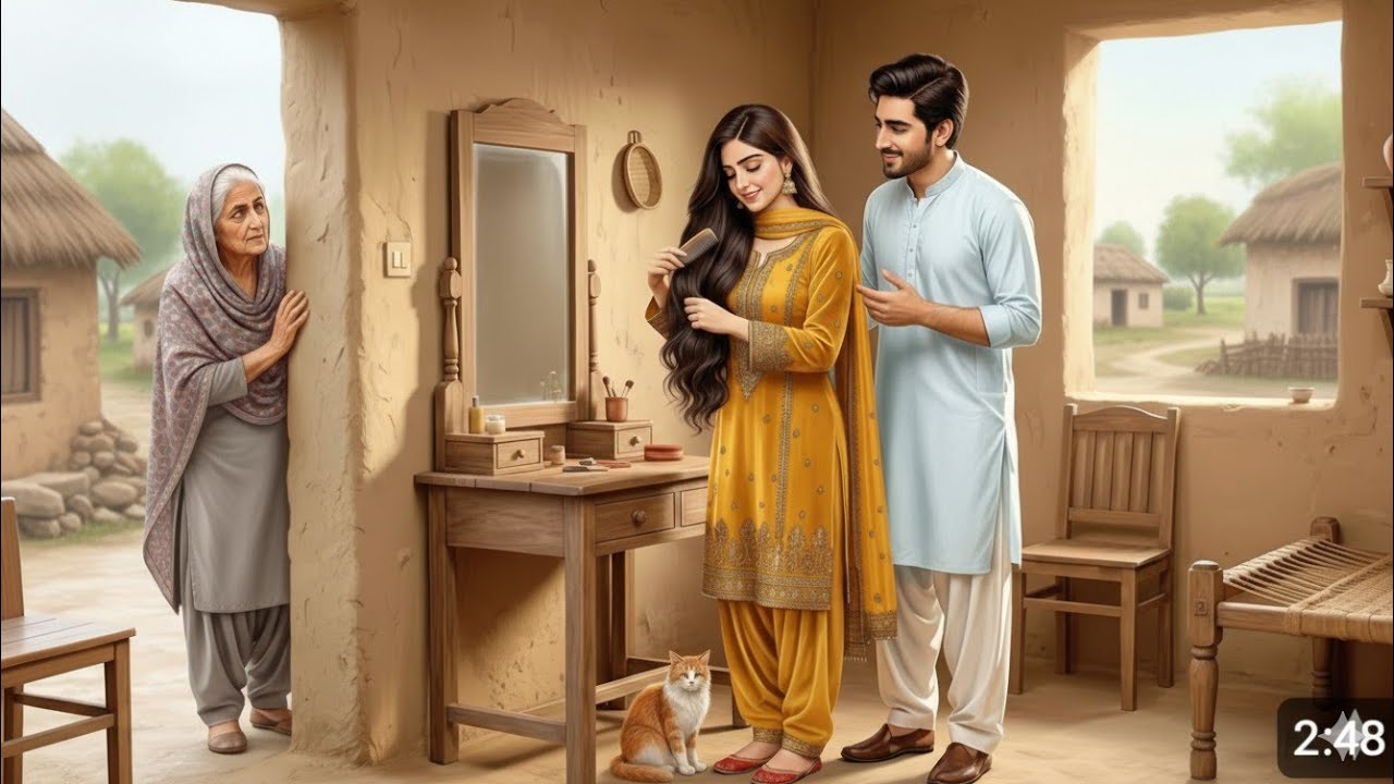 Hard Life of Sana in Village | Extreme Heat & Strict Mother-in-Law 