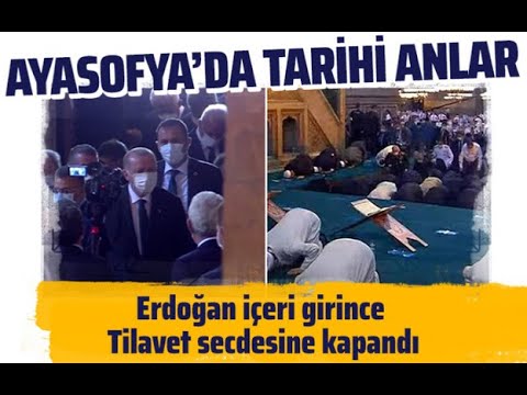 AYASOFYA’DA 86 YIL SONRA İLK NAMAZ #internethaber