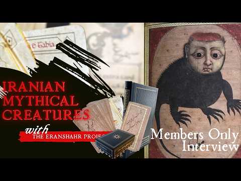 The Iranian Mythical Creatures Book (and Cards), feat. @Eranshahr