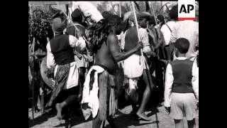 AUSSIE MINISTER VISITS ZULUS - NO SOUND