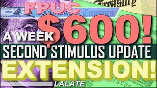 FINALLY More Stimulus FPUC RETROACTIVE SECOND STIMULUS CHECK BILL VOTE DAY GREAT NEWS