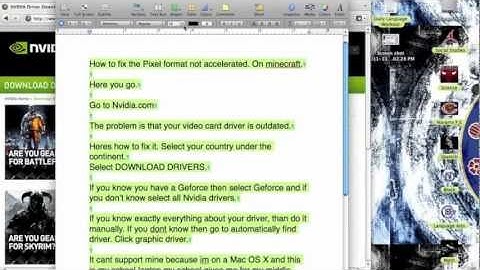 How to fix Pixel Format Not Accelerated Minecraft