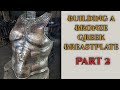 Building a Bronze Breastplate - Part 2 Repousse and Finishing - Thak Ironworks