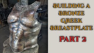 Building a Bronze Breastplate - Part 2 Repousse and Finishing - Thak Ironworks