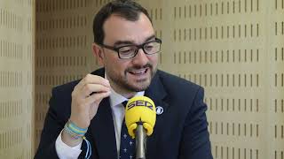 El presidente del Principado, Adrián Barbón, en la SER