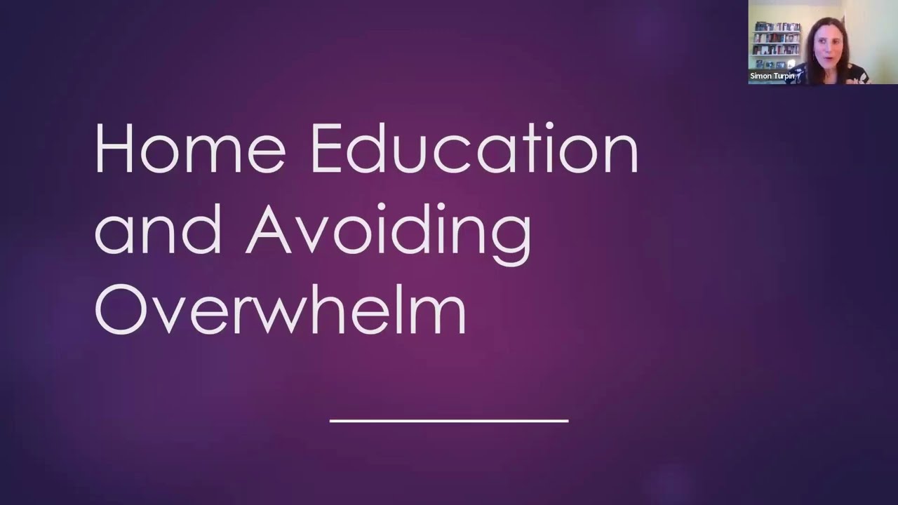 Home Education and Avoiding Overwhelm | Jessica Turpin
