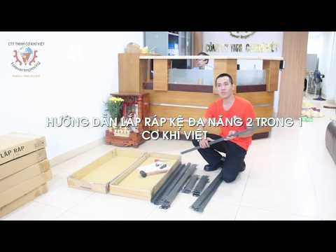 Video Hướng dẫn lắp ráp kệ đa năng 2 trong 1 - Kệ trưng bày... - youtube