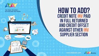 Credit Note Inv Paid in Full Returned and Credit offset against other inv Supplier Section