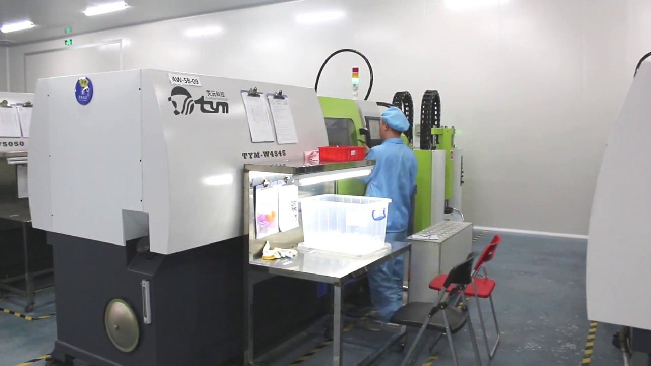 LSR injection molding of silicone menstrual cup