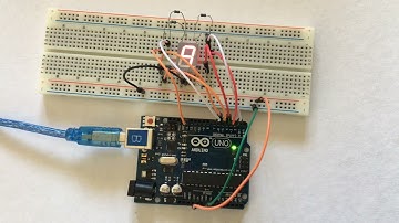 Realizzare un countdown su display a 7 segmenti mediante una funzione di libreria