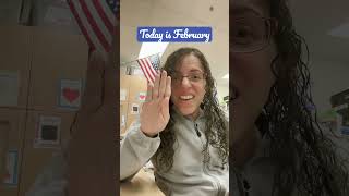 It February Month wow 😯 #deaf #shorts #asl #february