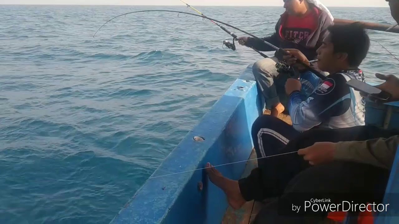Mancing ikan kembung buat umpan ikan besar...