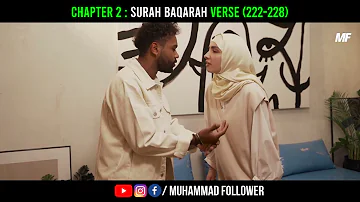 The Divorce | Surahٱلْبَقَرَة  Baqarah (222-228) | Urdu Quran Translation | Muhammad Follower