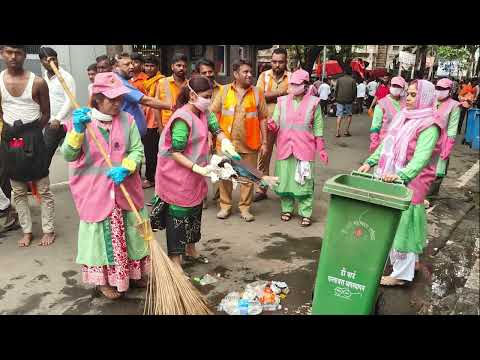 आझाद मैदानात आंदोलनस्थळी बृहन्मुंबई महानगरपालिकेकडून अखंड स्वच्छतेचे प्रयत्न ! - video from MyBMC