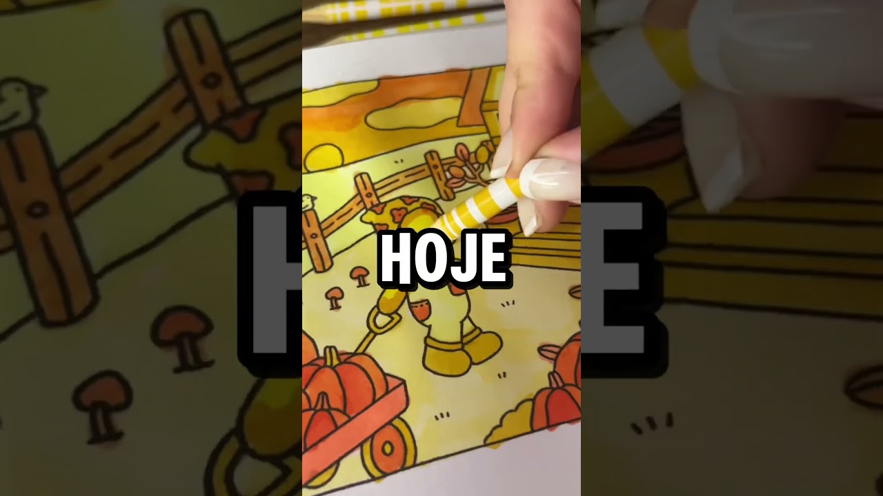 Colorindo Bobbie Goods  com apenas uma cor 