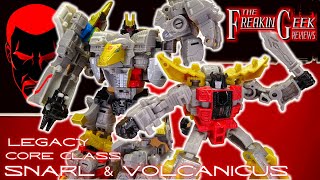 Legacy Core SNARL & VOLCANICUS: EmGo's Transformers Reviews N' Stuff