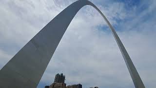 St Louis Arch and surrounds, St Louis, Missouri, USA, May 2024.