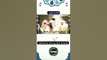 واذا اذقنا الناس رحمة من بعد ضراء مستهم اذا لهم مكر في اياتنا) تلاوة فضيلة الشيخ ماهر المعقلي