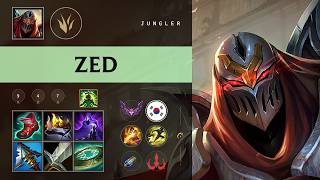 Zed Jungle vs Lee Sin - KR Master Patch 26.09