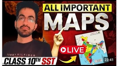 LIVE🔥MAP BASED QUESTION CLASS 10TH SST JKBOSE💥All Map Work in 1 Video💯 Class 10th sst important maps