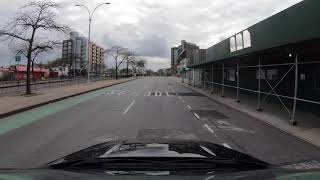 ⁴ᴷ⁶⁰ NYC State of Emergency : Driving Forest Hills to Astoria via Queens Boulevard (April 27, 2020)