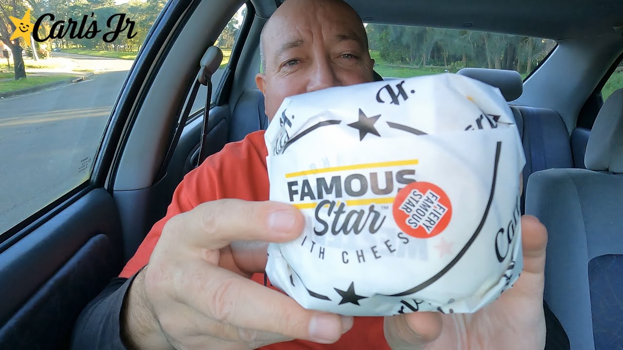 Carl’s Jr Fiery Famous Star & 2 Waffle Fries + Small Drink YouTube