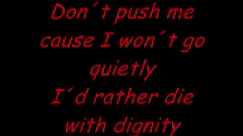 Bullet for my Valentine Dignity lyrics