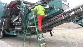 Powerscreen Trakpactor 320SR working in Granite, USA