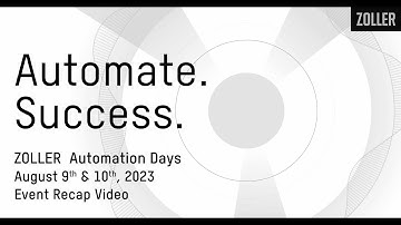 ZOLLER Automation Days highlights unique solutions to automate cutting tool processes