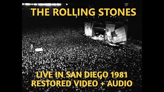 Download Lagu The Rolling Stones – San Diego 1981 (Full songs • Restored \u0026 Synced • Audience Video) MP3