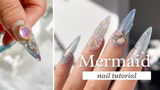 Mermaid Nails Tutorial / Glow in the dark nails screenshot 2