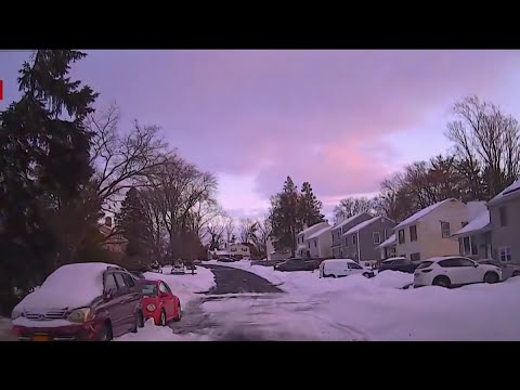 Crews working nonstop to clear roads before refreeze - YouTube