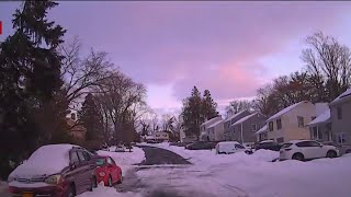 Crews working nonstop to clear roads before refreeze
