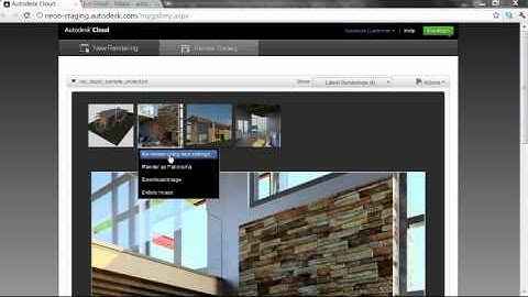 Autodesk Cloud: Rendering