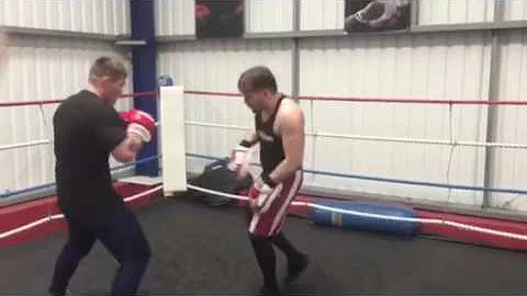 Joe Riggs training with Jerry Gorman
