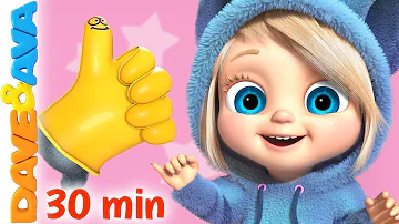 👍 Where is Thumbkin? | Nursery Rhymes and Baby Songs from Dave and Ava 👍