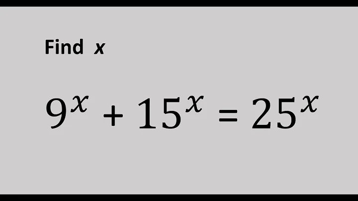 Some Clever Exponents! | Challenging Math | Equations