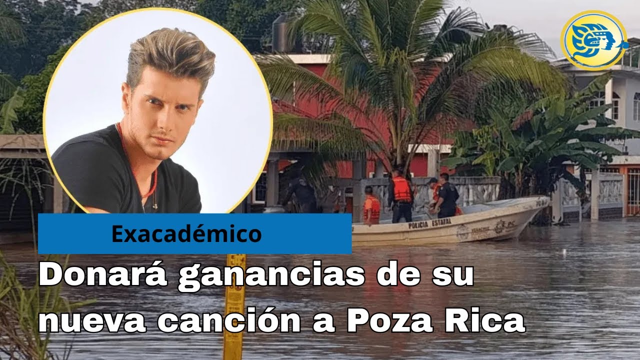 Exacadémico Samuel Castelli donará ganancias de su nueva canción a Poza Rica