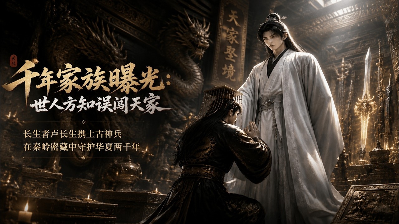 【完結全集】《千年家族曝光：世人方知误闯天家》🔥长生者卢长生辅佐秦始皇，两千年后卢家后人探秘祖地，出土神兵揭密约真相。#漫剧 #动态漫 #动漫 #スカッと