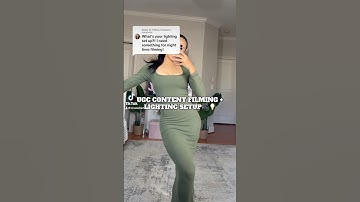 UGC video lighting + filming setup!