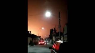 Momento de explosión enorme en San Pablo xohimehuacan puebla