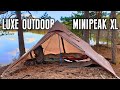 My first impressions of Luxe Outdoor Minipeak XL hot tent | Taival Outdoors