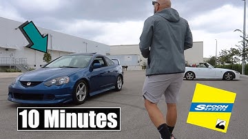 Building My Acura RSX TYPE-S IN TEN MINUTES!! Full Video