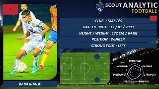 BABA KHALID (2020 - 2021) (WINGER - MAS MOROCCO)